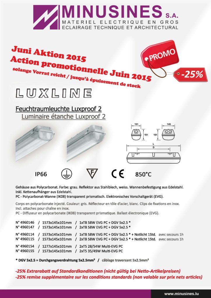 Luxline Luxproof 2 Promo Juni 2015