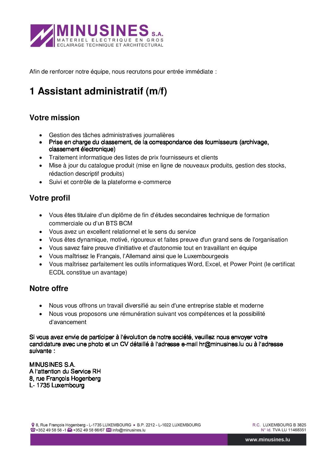 job-description-assistant-administratif-minusines-s-a