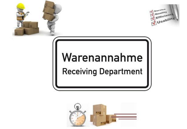 Réception de la marchandise