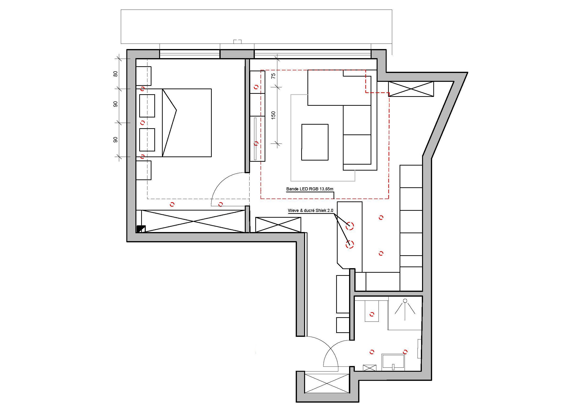 Vue-en-plan-électrique