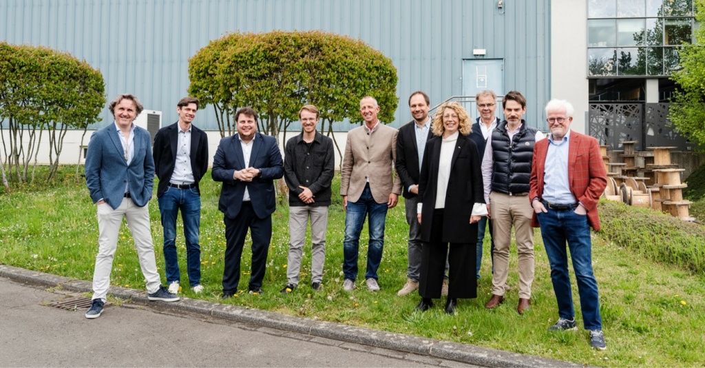 Visite d’une délégation de « déi gréng » chez MINUSINES S.A.